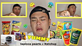 Trying Weird Foods Combination(nakakasuka)Try niyo!