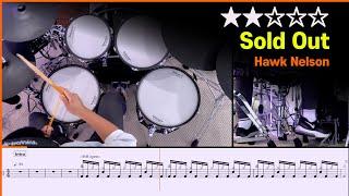 [Lv.04] Sold Out - Hawk Nelson () Drum Cover with Sheet Music