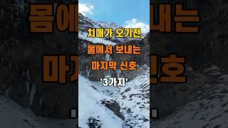 '치매가 오기전 몸에서 보내는 마지막 신호 3가지'  #명언 #좋은글 #건강 #지혜 #인생조언 #50代  #60代  #70代