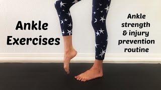 Ankle Exercises for Injury Recovery and Prevention. Full Ankle Strengthening Exercise Routine.