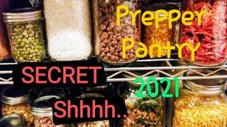 Secret Prepper pantry off-site  winter 2021/Emergency preparedness