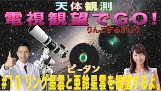 【電視観望でGO！】#10 リング星雲と亜鈴星雲を観望するよ。