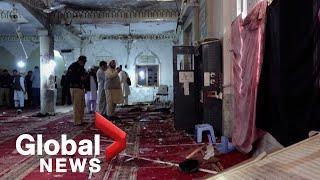 Suicide bombing at Shiite mosque in Pakistan kills at least 56, injures 194