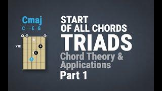 Chord Theory Part 1 – TRIADS: The start for all chords!