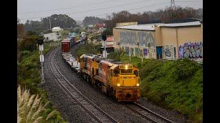 DFB class on KiwiRail freight 228 - July 2022 (HD)