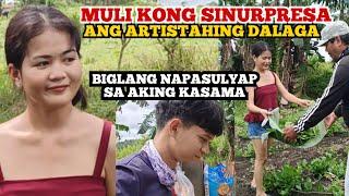 MULI KONG BINISITA ANG ARTISTAHING DALAGA SA BUKID! MAY DALA KAMING SURPRESA SOBRANG SAYA!!