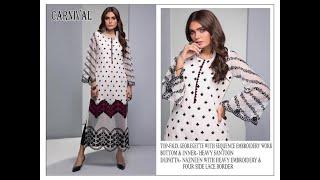 Buy Carnival Pakistani style suit|| party wear Pakistani replica  at Shivkrupa Enterprise