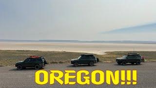 Army Green 4Runner Trio: Epic Overlanding & Dry Lake Crossing Adventure