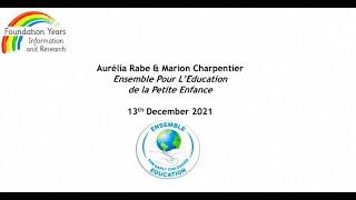 French & European programmes for the first 1000 days: Aurélia Rabe & Marion Charpentier, Eduensemble