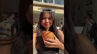 Trying the most expensive croissant in Paris 