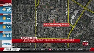 Mountain View elementary school closed due to threat