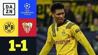 Bellingham rettet BVB wichtigen Punkt: Borussia Dortmund - Sevilla 1:1 UEFA Champions League | DAZN