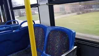 Burlington Transit 2010 New Flyer D40LF #7050-10 Ride Video 12/23/23