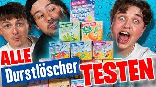 ALLE Durstlöscher Sorten testen | mit CrispyRob und Dima!