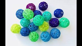 How to make yarn balls