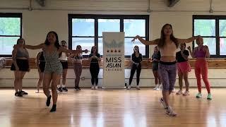 Miss Asian Chicago 2023 Contestants Rish and Alice dancing