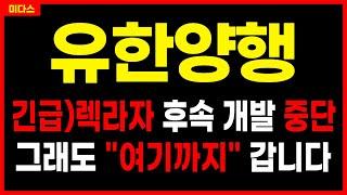 [유한양행]  상승할 수 밖에 없는 3가지 이유! 美 얀센과 4세대 항암제 공동 개발 종료! 왜? 주가 주가전망 목표가 대응방법 렉라자 리브리반트 레이저티닙 존슨앤존슨 FDA승인