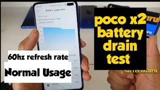 Poco x2 battery life for one day usage