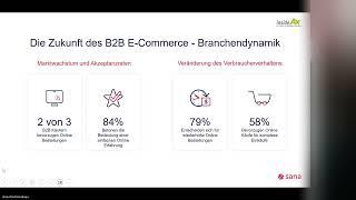 Die Zukunft des B2B E Commerce mit Sana