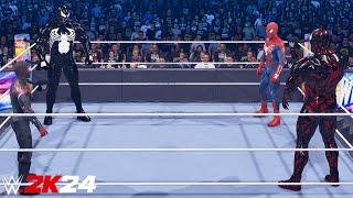 Spider-Man Universe In Elimination Match - WWE 2K24 - PS5 [4K 60FPS]