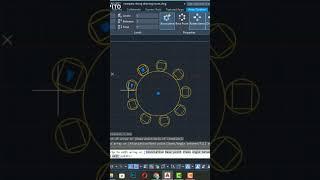 #6 Autocad Shortcut command -Polar Array #autocad #autocadtutorials