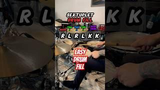 How to Play a Sextuplet Drum Fill (Drum Lesson) #drums