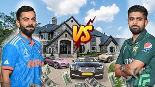 Virat Kohli VS Babar Azam Comparison ( House ) ( Car Collection ) ( Records) ( Net worth