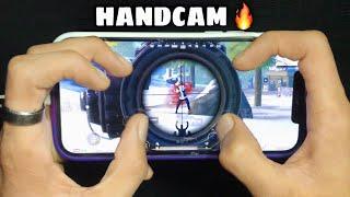 IPHONE 12 PRO ️ | HANDCAM | 5 Finger + Gyro           PUBG Mobile️