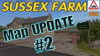 SUSSEX FARM, (Map UPDATE #2!). Farming Simulator 17 PS4.