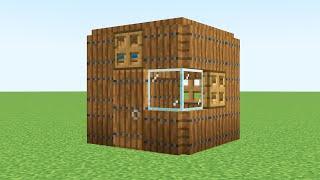 Minecraft casa 3 x 3 sencilla #shorts