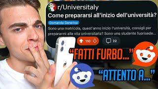 Come prepararsi all'inizio dell'università secondo Reddit