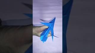 Airplane️-Easy origami #How to make an easy paper Airplane #Jet Fighter #paper Airplane fly far