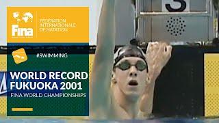 Michael Phelps' Gold Medal Debut | Fukuoka 2001 | FINA World Championships