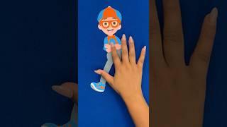 DIY Blippi Paper Craft! Easy Crafts for Kids! #blippi #shorts