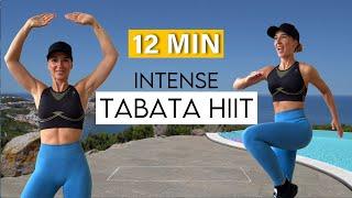 12 MIN TABATA HIIT Cardio workout, Full Body Home - No Repeat, No Equipment, Burn Calories