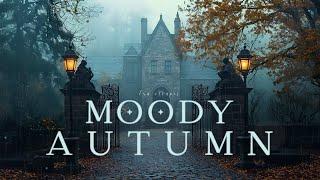 Moody Gothic Autumn | Dark Academia Piano with Rain for Focus & Reflection