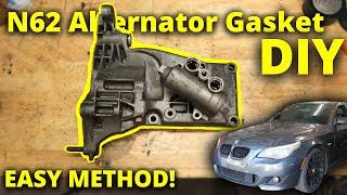 How to: 550i Alternator Gasket Seal Replacement (BAD N62 Leak!)