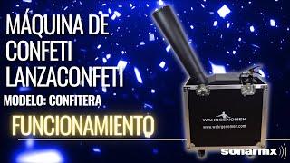 Máquina de Confeti con Sistema de Co2/ Cañón Lanzaconfeti con Rack CONFITERA Wahrgenomen Para Evento