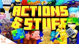 MINECRAFT ACTIONS AND STUFF IS OFFICIALLY HERE!! (giant animation overhaul)