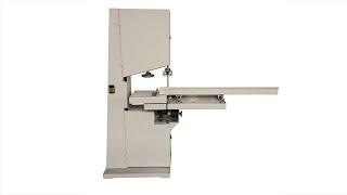 Easy operate semi automatic small bobbin paper band saw cutting machine