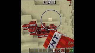 Tnt Blast In Mountain  || TNT Blast In Minecraft  || TNT IN MINECRAFT  || ZD GAMING