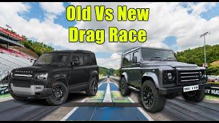 Land Rover Defender - OLD vs NEW Drag Race