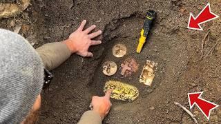 Treasure Hunt in a 5000-Year-Old Castle [ Mysterious Treasure Hunt with Metal Detector ]