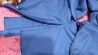 HOW TO SEW FRONT FLYING ZIPPER ON TROUSER