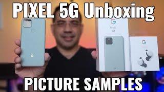 NEW Google Pixel 5g Unboxing Review with  Picture Samples