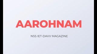 AAROHNAM | NSS IET DAVV Yearly Magazine | 2021