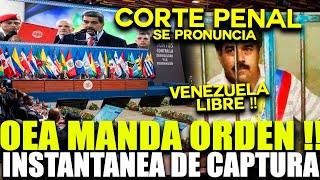  URGENTE !! TRAS RATIFICACION DE LA FISCALIA !! LA OEA TIENE UNA REUNION  PARA BOTAR A MADURO