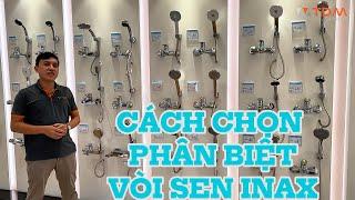 TDM.VN | Hướng dẫn cách chọn và phân biệt vòi sen tắm Inax nóng lạnh, nhiệt độ, tay sen các loại