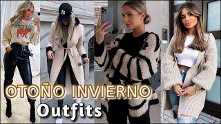 MODA OTOÑO INVIERNO LOOKS EN TENDENCIAS MODA MUJER 2024 | Ideas de Outfits otoño invierno