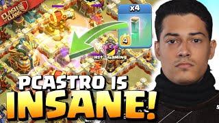 Pcastro deletes SUPERCHARGED TH16 with everyone’s FAVORITE attack! Clash of Clans